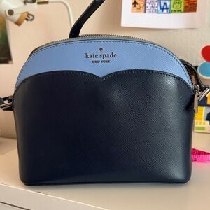 Kate Spade Dark and Light Blue Crossbody Bag